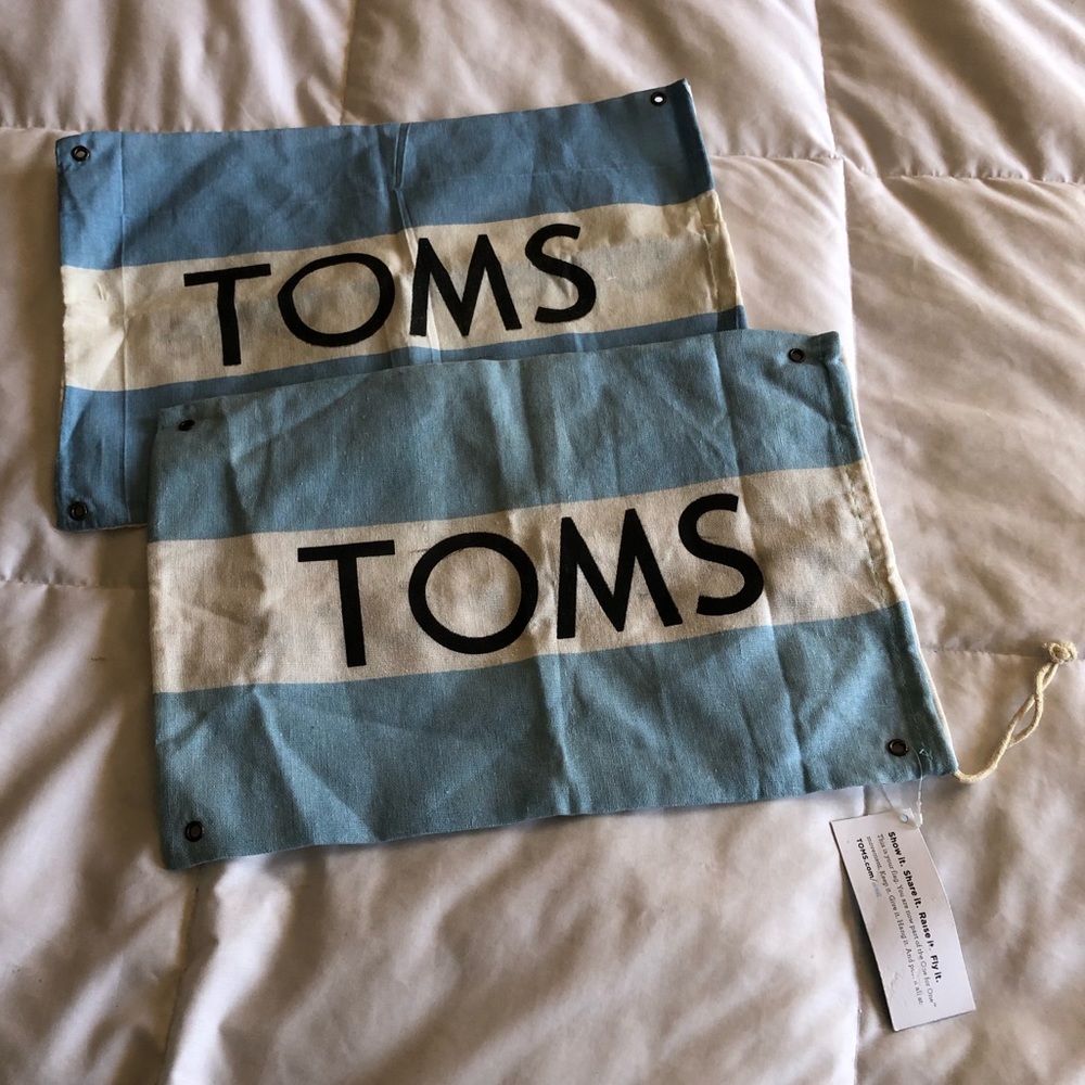 NWT Two TOMS Dust Bags